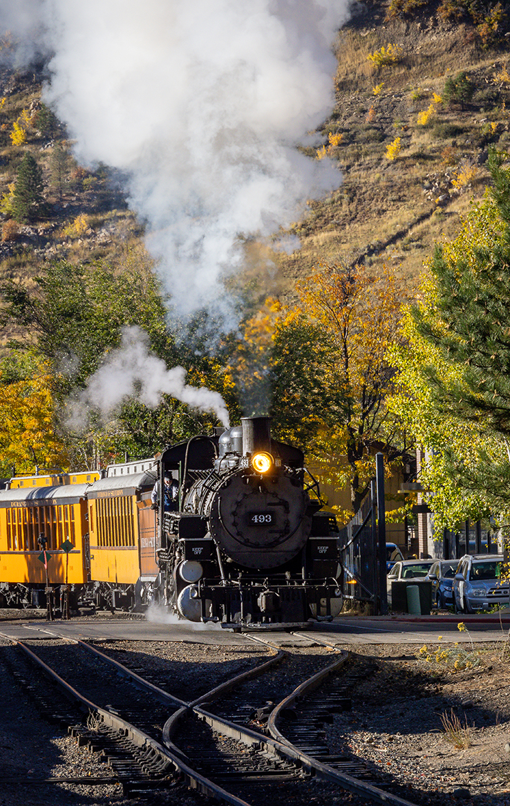 Silverton Steam Train der Durango & Silverton Narrow Gauge Railroad