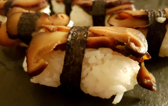 Nigiri mit Shiitake