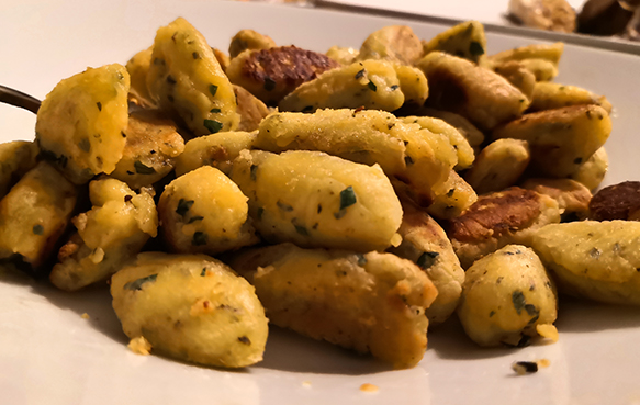 Kalbsfilet mit Kräutergnocchi