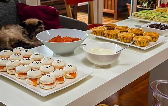 Tea Time zu Reiners Geburtstag