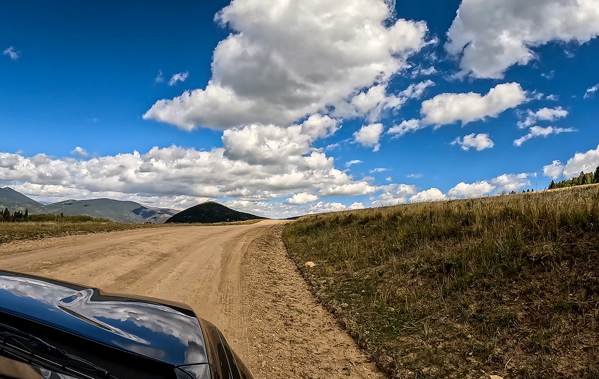 on the road