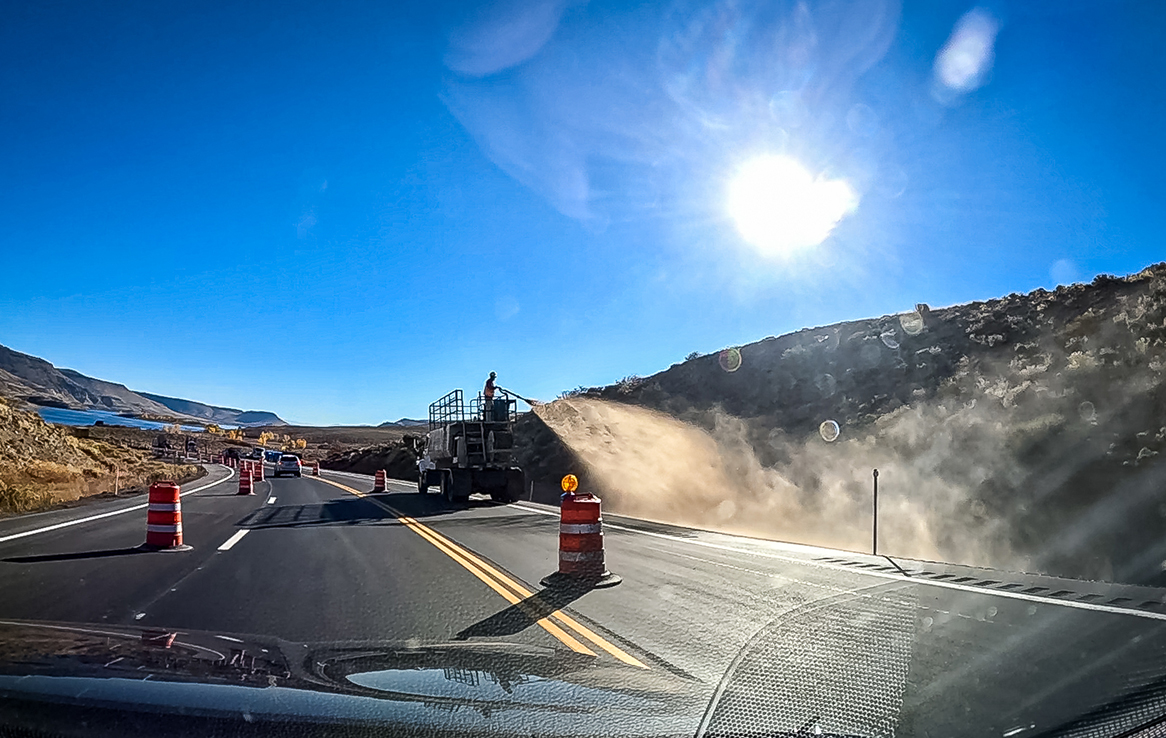 Baustellen auf der U. S. 50