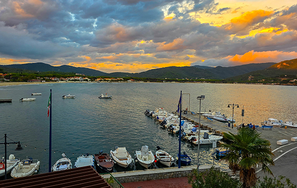 Blick von unserem Balkon