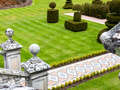 Blick vom Balmoral Castle auf die Parkanlage