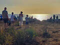 Warten auf die Sonnenfinsternis (Cala Blanca)